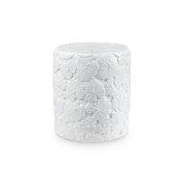 Villa & House Amara Stool/Side Table, Cool White