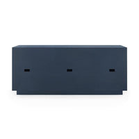 Villa & House Ansel Extra Large 6-Drawer, Blue Steel