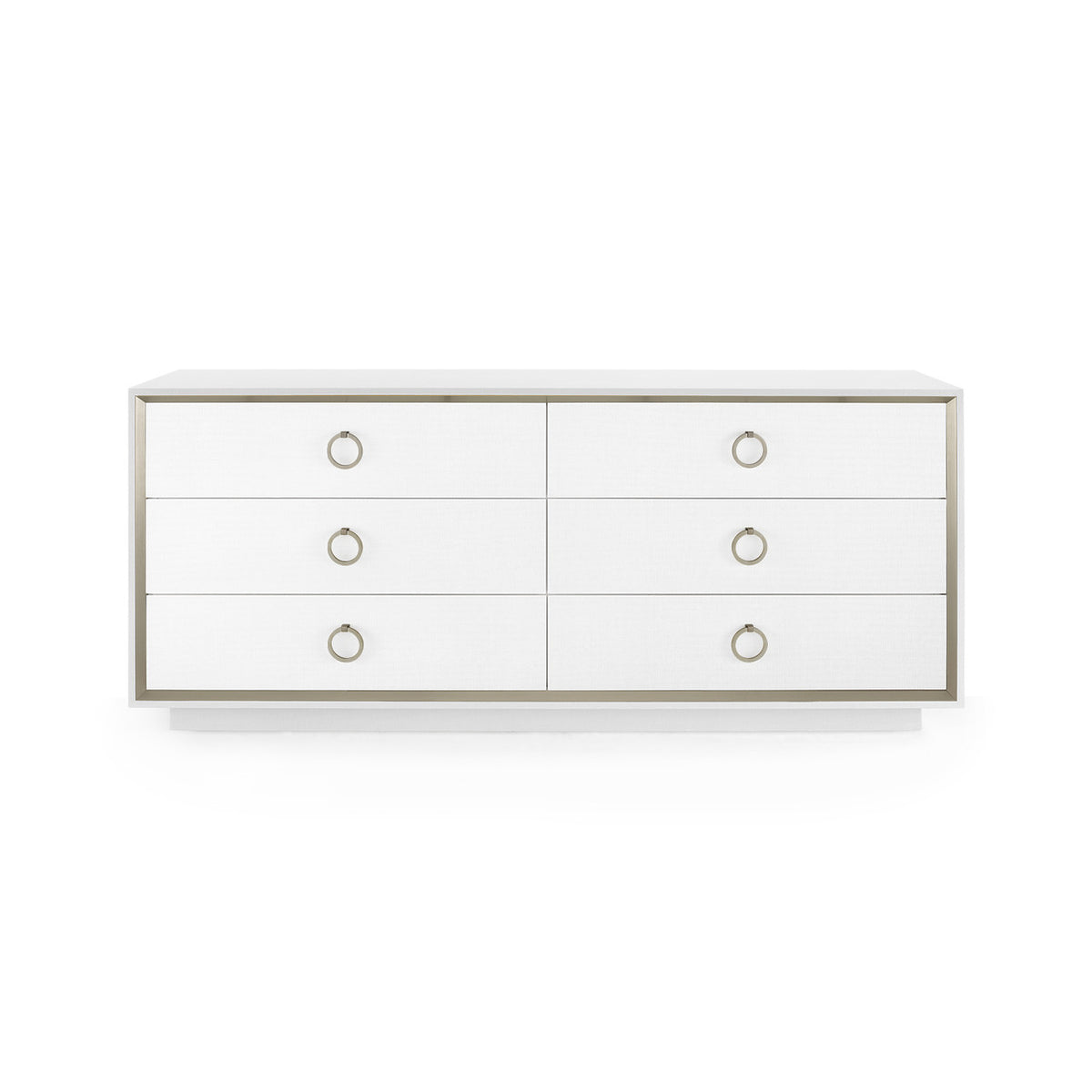 Villa & House Ansel Extra Large 6-Drawer, Chiffon White