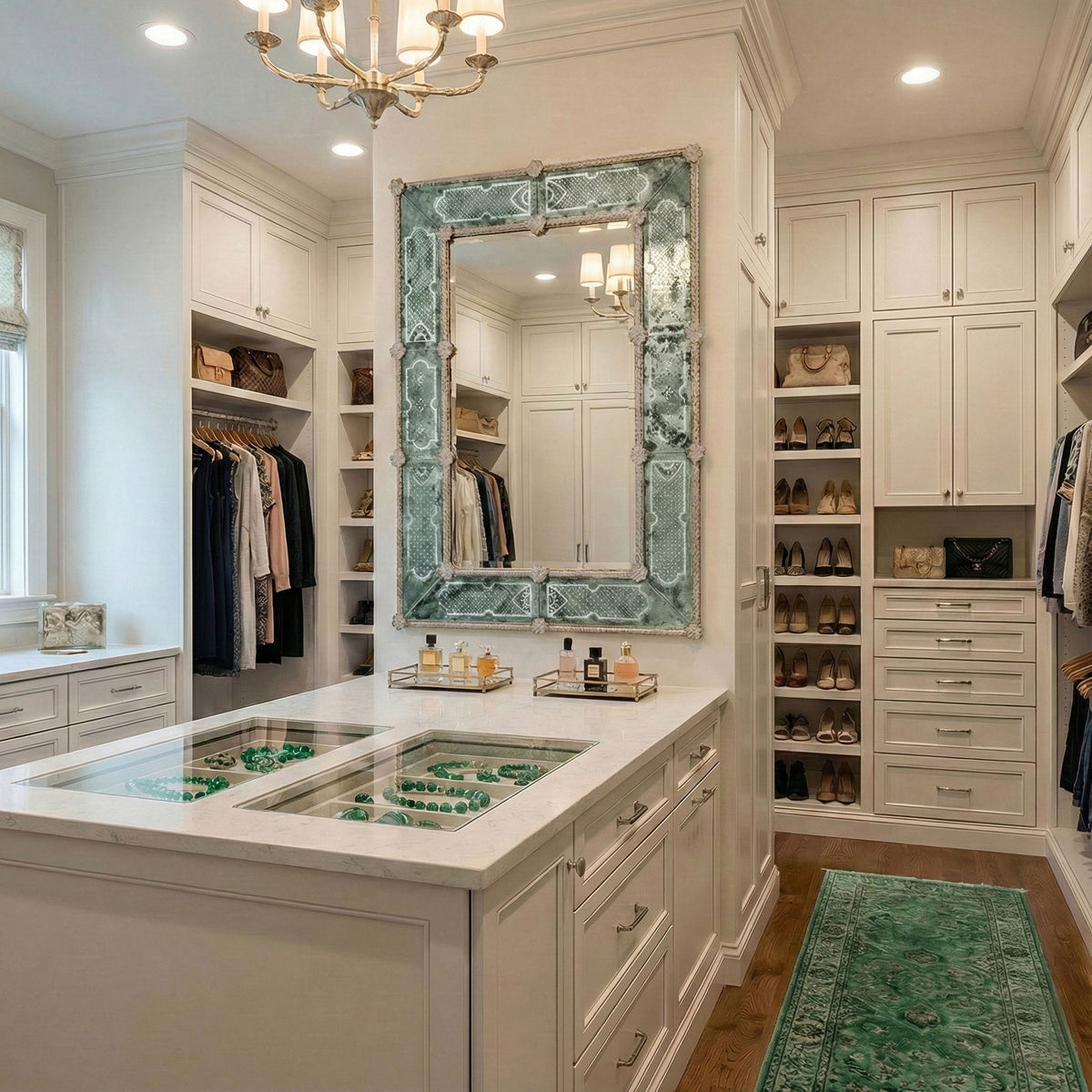 CELESTE Murano glass mirror