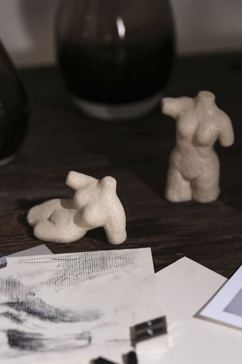 Design Shop Aphrodite Sculpture Set of 2 - 4"x 2"x 4"