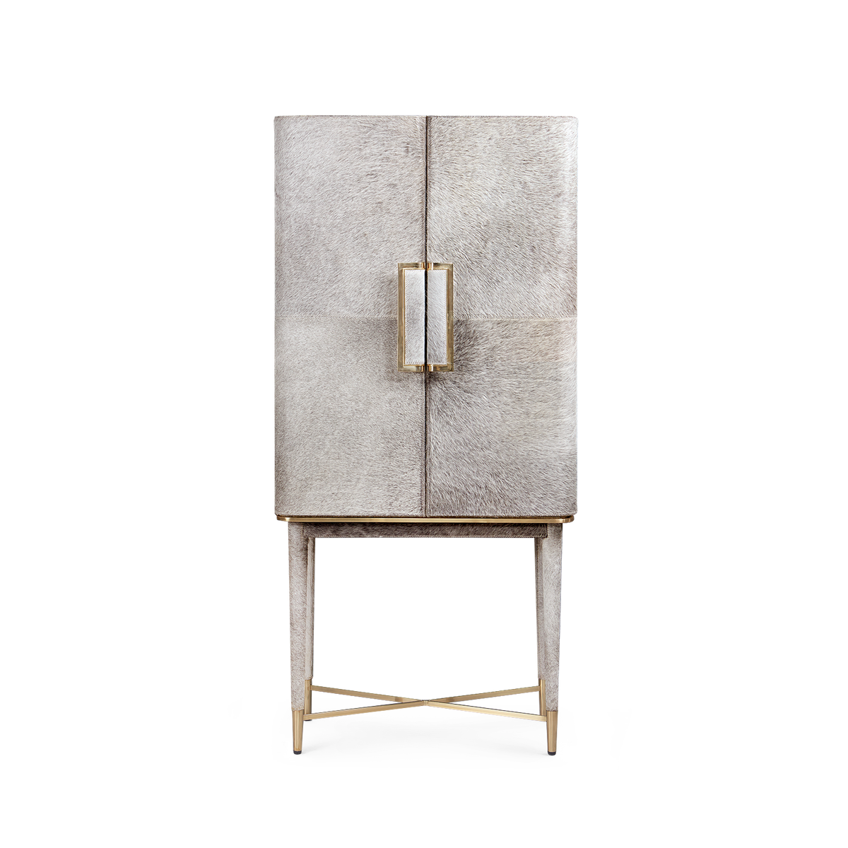 Villa & House Florian Tall Bar Cabinet, Gray
