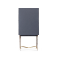 Villa & House Florian Tall Bar Cabinet, Gray