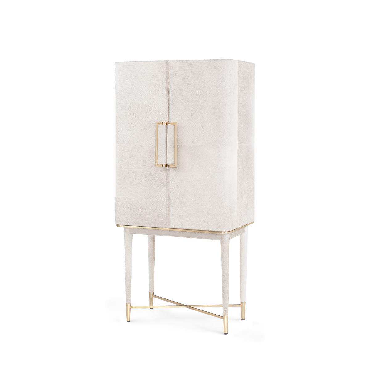Villa & House Florian Tall Bar Cabinet, Snow