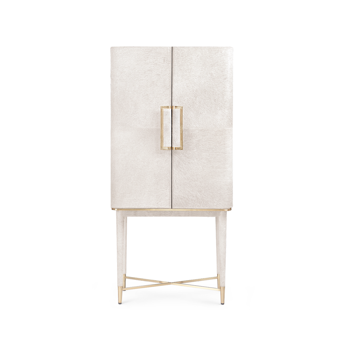 Villa & House Florian Tall Bar Cabinet, Snow