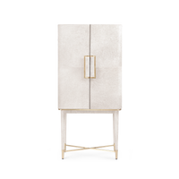 Villa & House Florian Tall Bar Cabinet, Snow