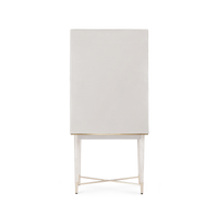 Villa & House Florian Tall Bar Cabinet, Snow