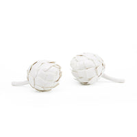 Villa & House Artichoke Porcelain (Pair), Blanc de Chine