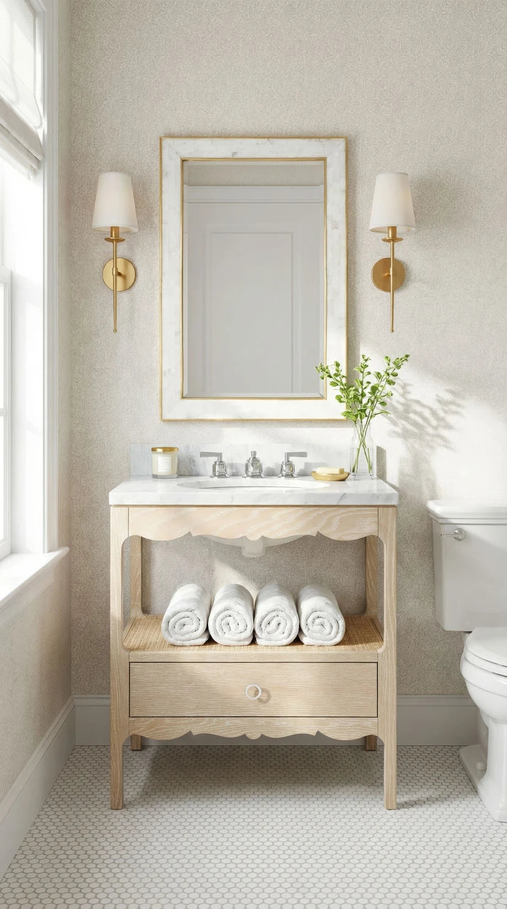 Villa & House Arianna 1-Drawer Cabinet - Base Only, Sand