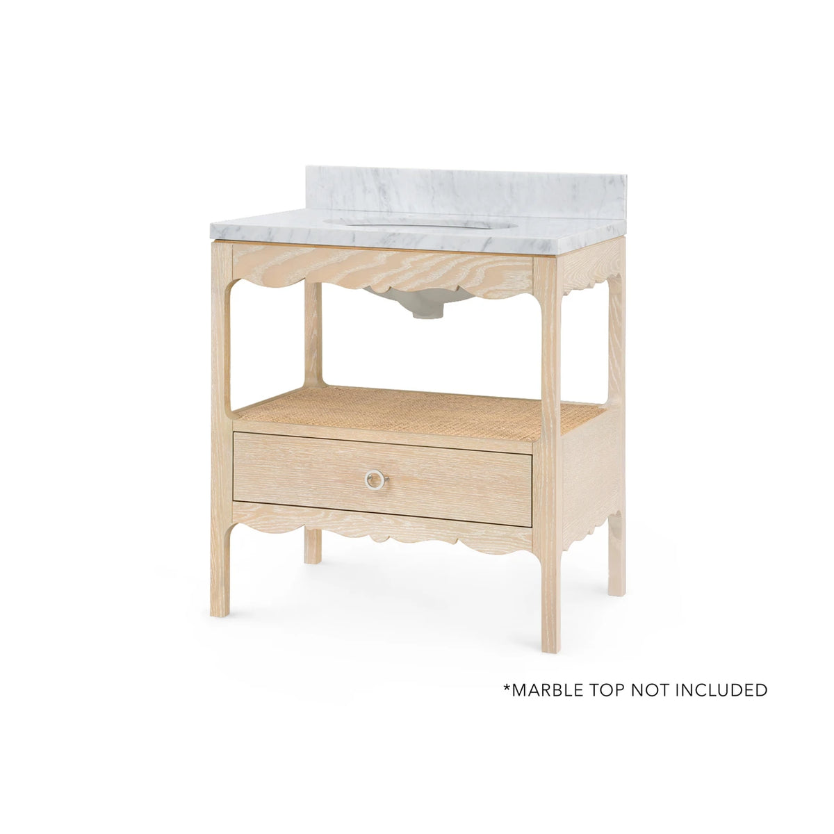 Villa & House Arianna 1-Drawer Cabinet - Base Only, Sand