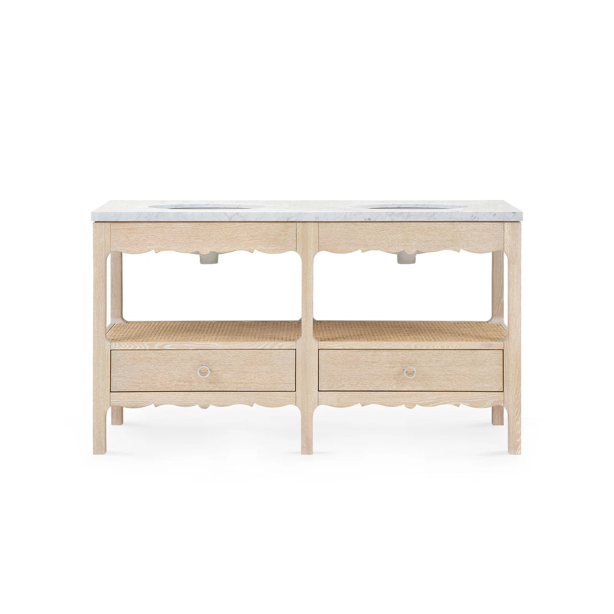 Villa & House Arianna 2-Drawer Cabinet - Base Only, Sand