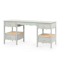 Villa & House Arianna Desk, Soft Gray