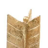 Villa & House Arrow Bookends, Gold Leaf