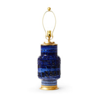 Villa & House Aristide Lamp Without Shade, Royal Blue