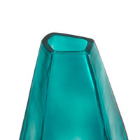 Villa & House Asscher Vase, Peacock