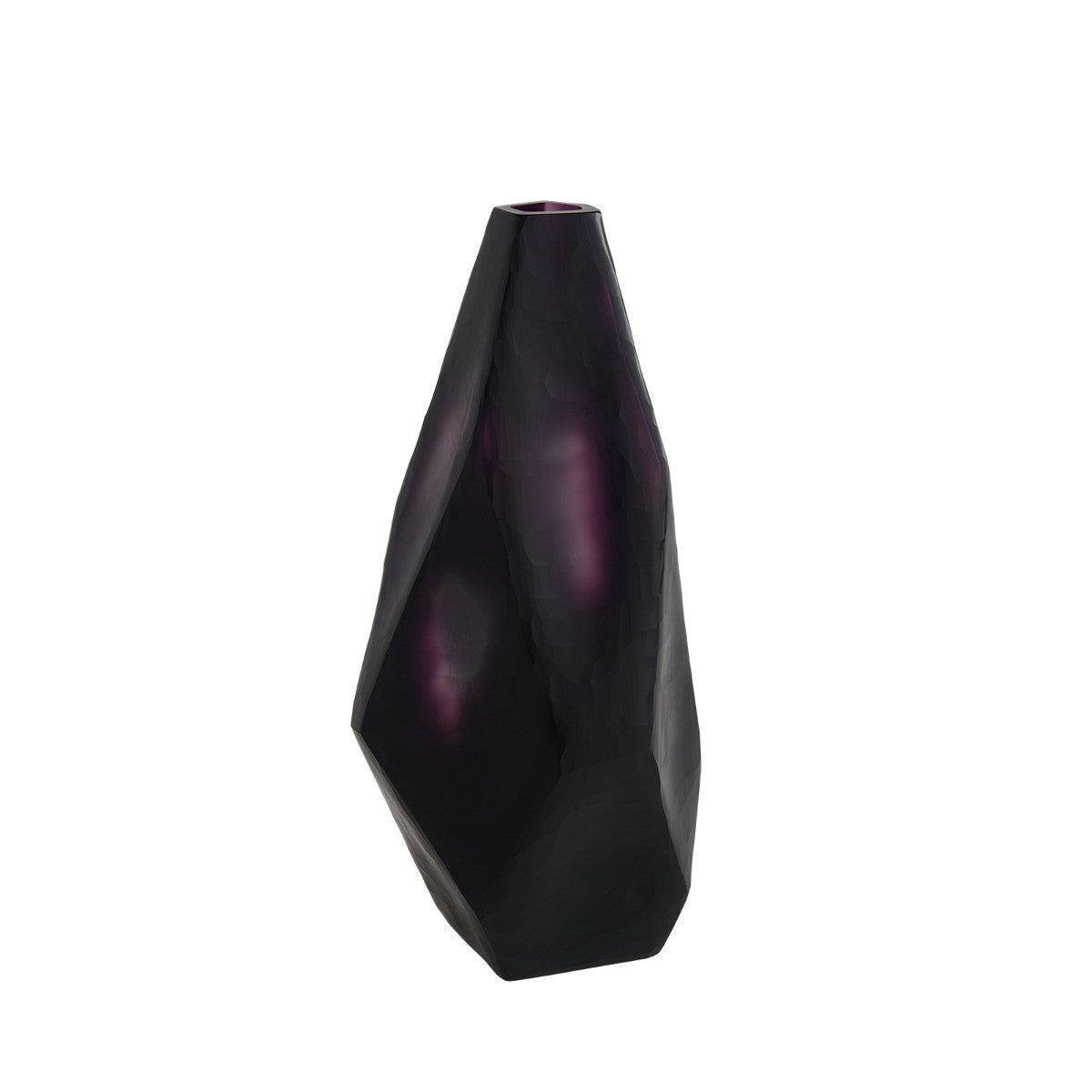 Villa & House Asscher Vase, Aubergine