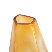 Villa & House Asscher Vase, Amber