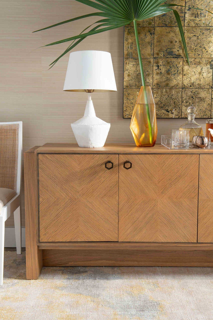 Villa & House Asscher Vase, Amber