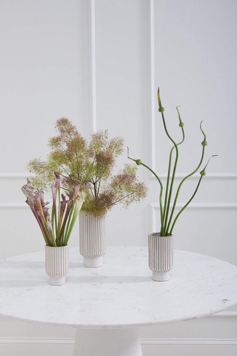 Design Shop Astor Vase 4.25"x 4.5"x 8", Set of 2