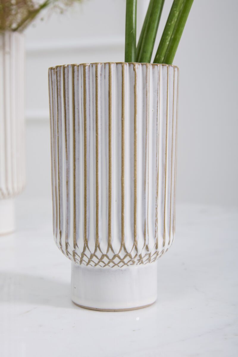 Design Shop Astor Vase 4.25"x 4.5"x 8", Set of 2