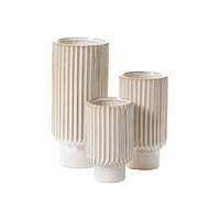Design Shop Astor Vase 4.25"x 4.5"x 8", Set of 2