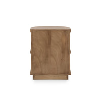 Villa & House Atlas 2-Drawer Side Table, Soft Glow Oak