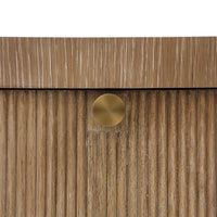 Villa & House Atlas 2-Drawer Side Table, Soft Glow Oak