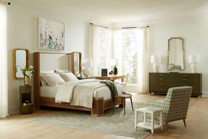Villa & House Atlas Queen Bed, Soft Glow Oak