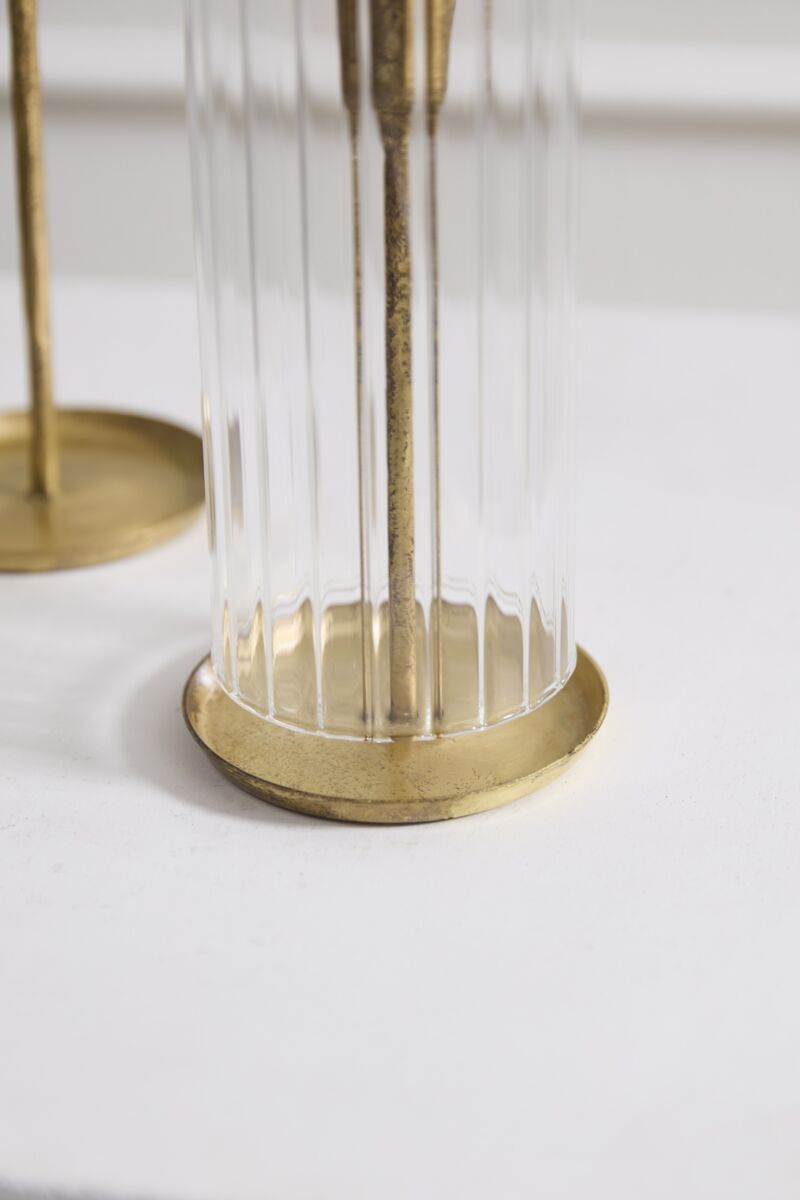 Design Shop Auden Candleholder 4.25"x 8", Set of 2