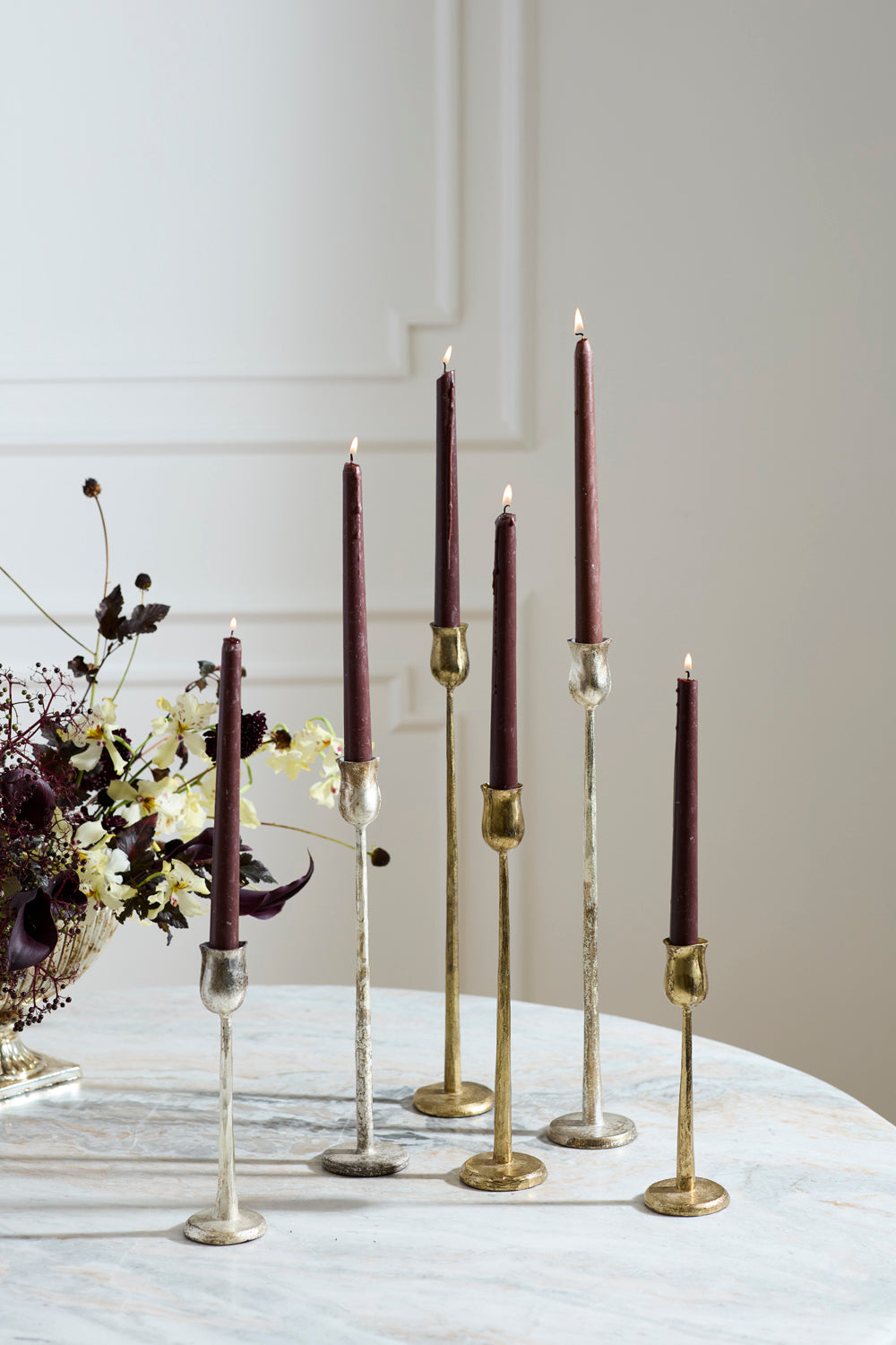 Design Shop Auric Candlestick 2.5"x 7.5"
