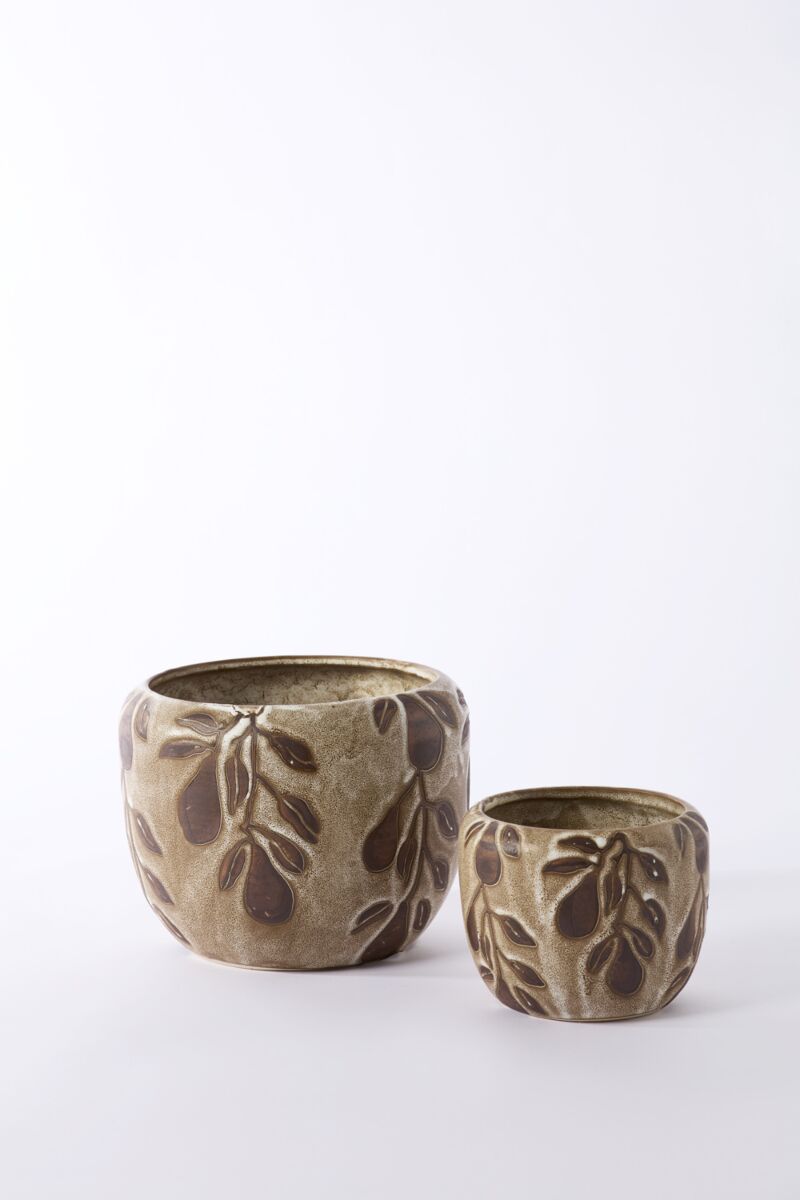 Design Shop Autumn Pear Pot 8.5"x 6"