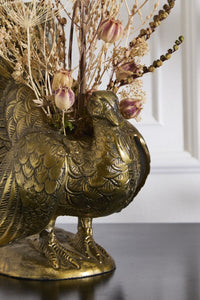Design Shop Autumn Turkey Vase 9"x 8.25"x 8.5"