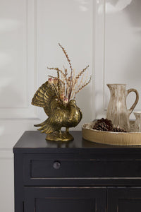 Design Shop Autumn Turkey Vase 9"x 8.25"x 8.5"