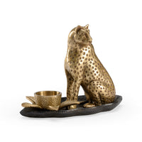 Wildwood Brass Kat Candlestick