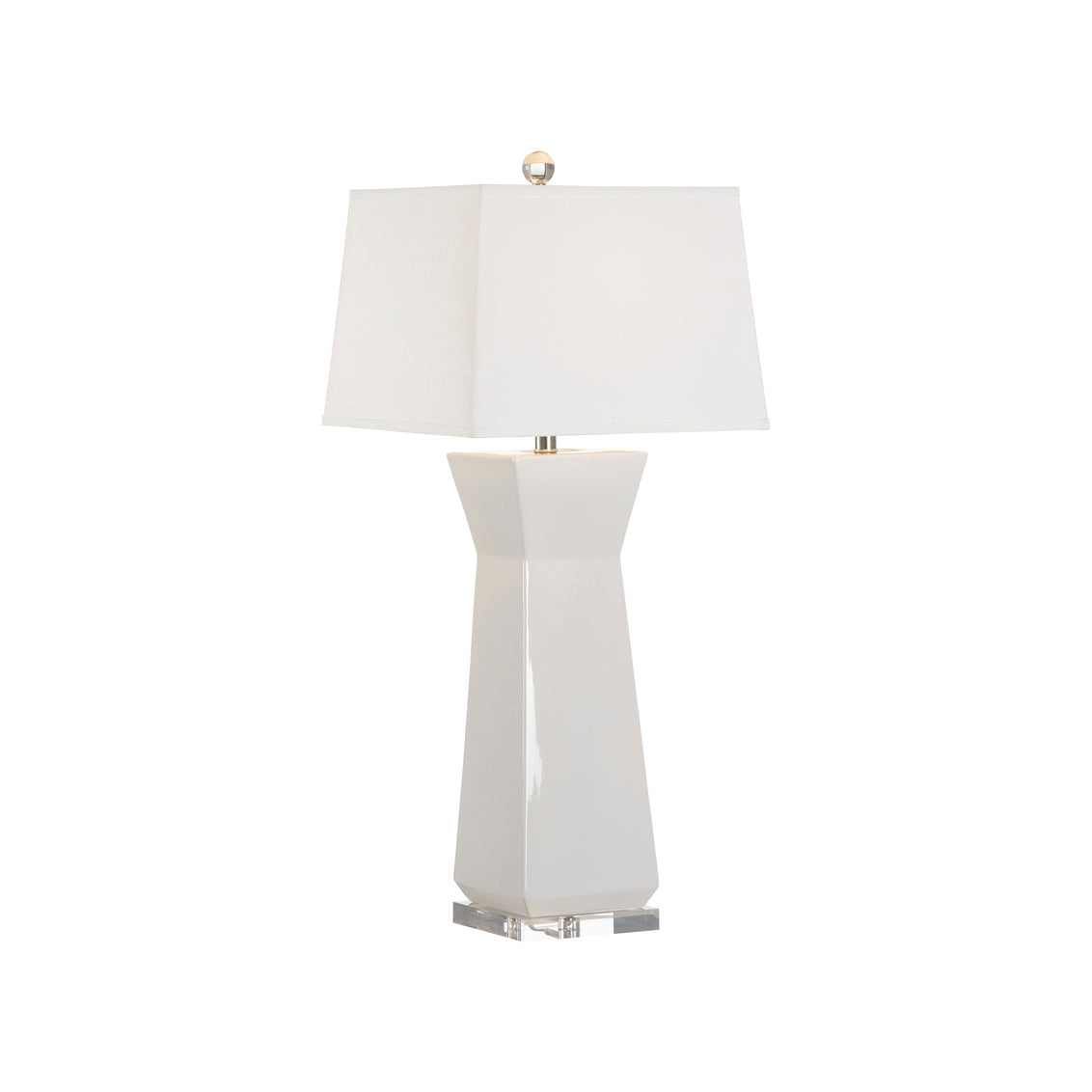 Chelsea House Fontainebleau Table Lamp - White