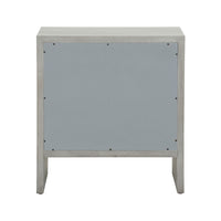Chelsea House Moxy Bedside Table 2 Drawer - Gray
