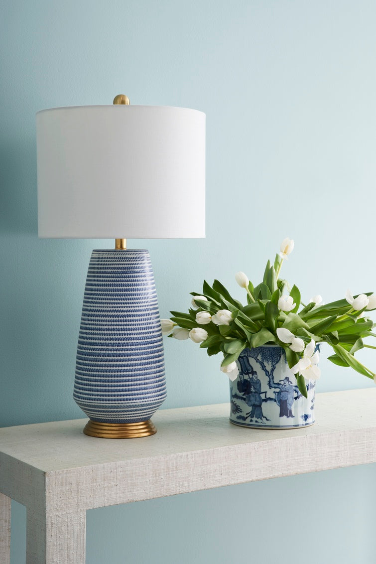 Chelsea House Hive Lamp - Blue