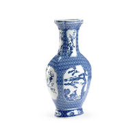 Chelsea House Blue And White Stag Vase