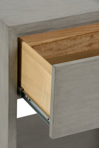 Chelsea House Moxy Bedside Table 1 Drawer - Gray