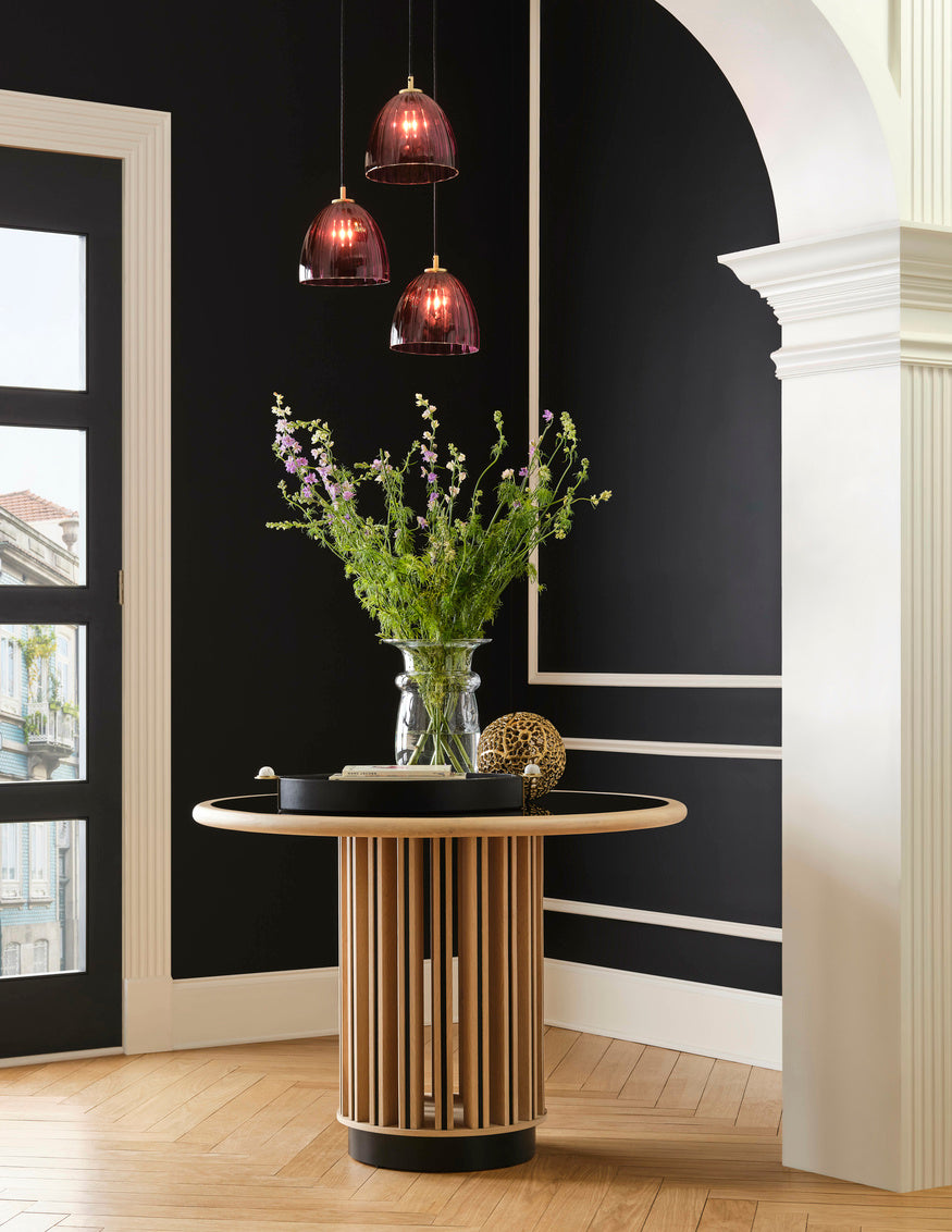 Wildwood Caterina Triple Pendant - Aubergine