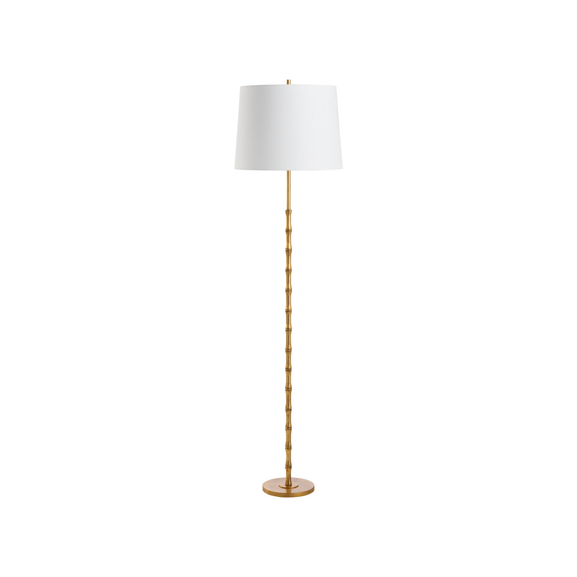 Chelsea House Artois Floor Lamp - Aged Brass
