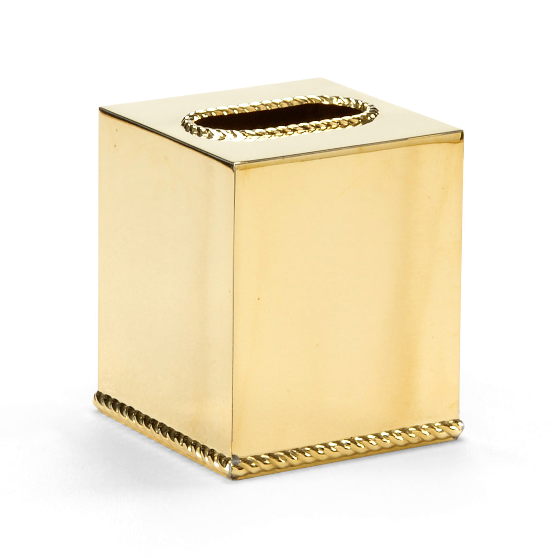 Wildwood Brass Tissue Box Cover