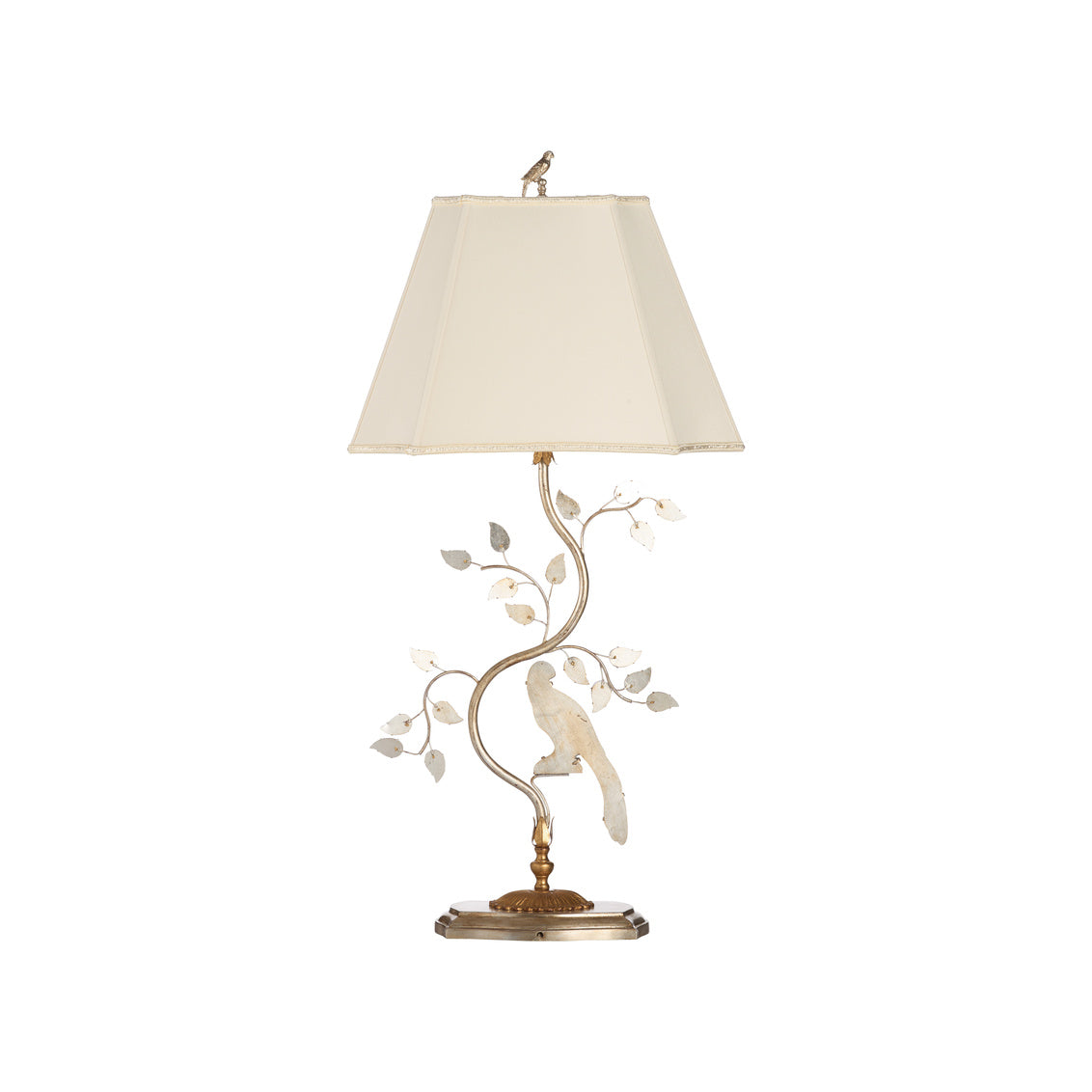 Chelsea House Crystal Bird Lamp - Left