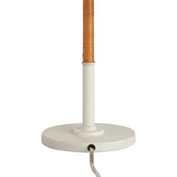 Chelsea House Amelia Rattan Lamp - White