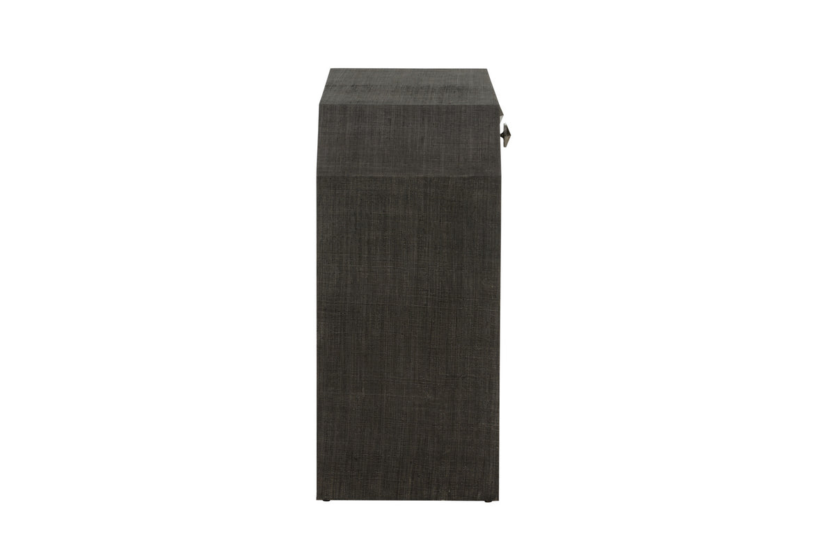 Chelsea House Bend 2-Drawer Console Table - Black