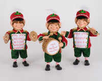 Karen Didion 3 Piece Musical Elf Set