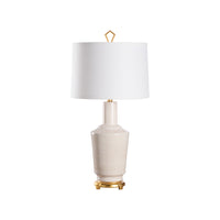 Wildwood Emma Lamp- Crackled Snow