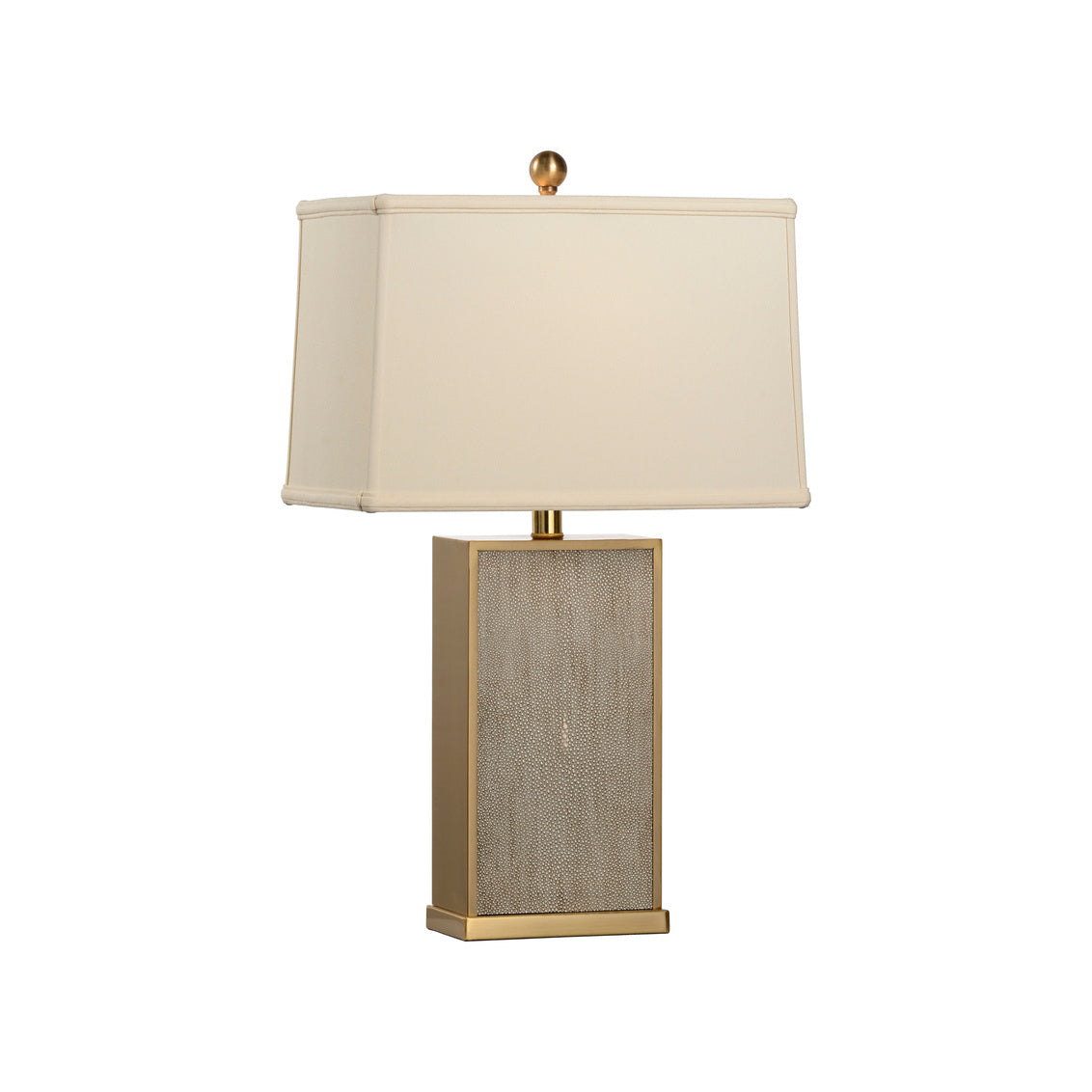 Chelsea House Gray Shagreen Lamp