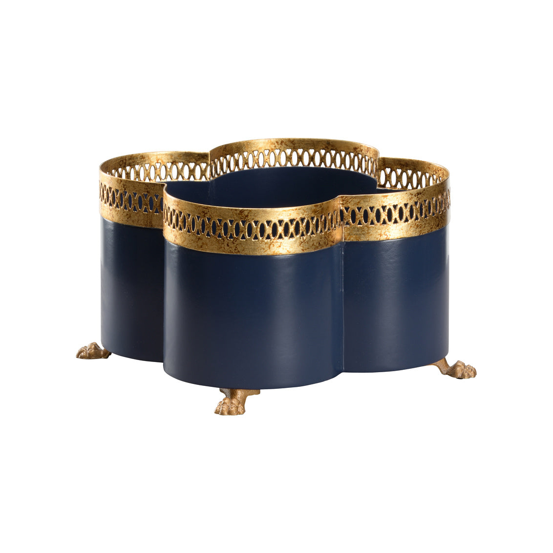 Chelsea House Tracery Cachepot - Navy Blue (SM)