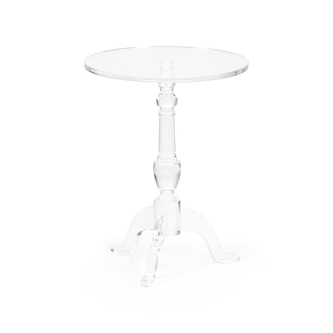 Chelsea House Acrylic Pedestal Side Table